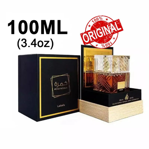 Profumo Lattafa Khamrah, profumo arabo mediorientale neutro di alta qualità, profumo di colonia maschile a lunga durata, 100 ml